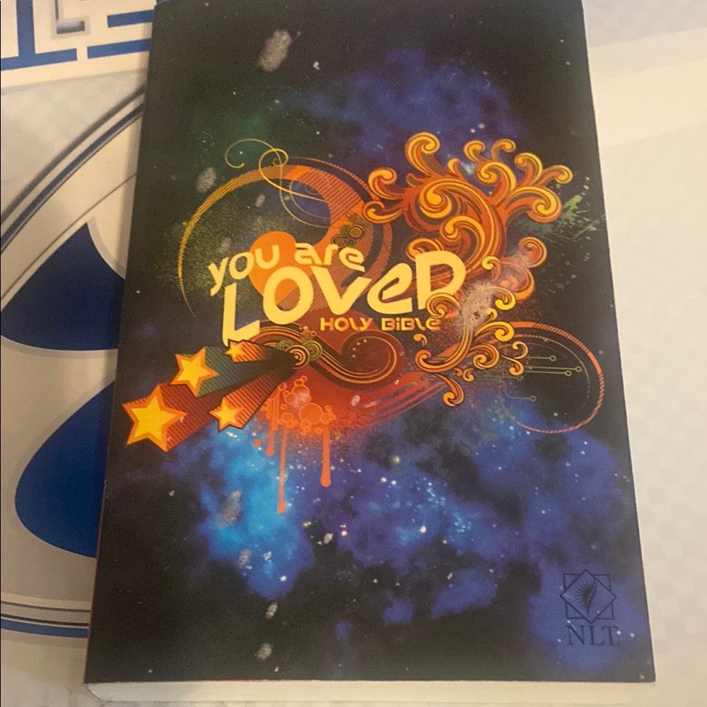 NLT You Are Loved Holy Bible - Black, Blue, Orange